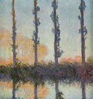 Poplars 1891 - Claude Monet reproduction oil painting