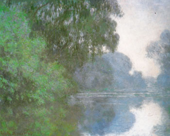 Morning on the Seine 1896 - Claude Monet reproduction oil painting