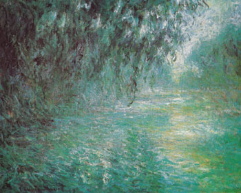 Morning on the Seine 1898 - Claude Monet reproduction oil painting
