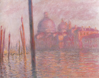 The Grand Canal and the Salute Church 1908 - Claude Monet reproduction oil painting