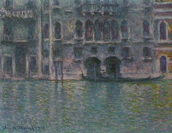 Palazzo da Mula Venice 1908 - Claude Monet reproduction oil painting