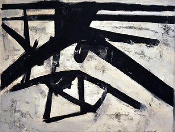 High Street 1950 - Franz Kline reproduction oil painting