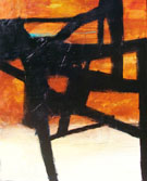 Homage II - Franz Kline reproduction oil painting