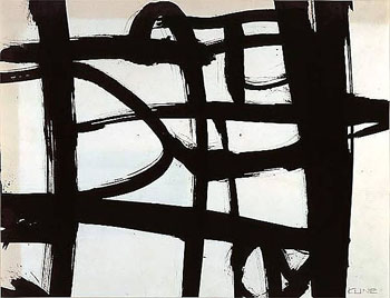 Untitled A 1952 - Franz Kline reproduction oil painting