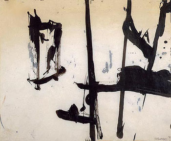 Untitled C 1952 - Franz Kline reproduction oil painting