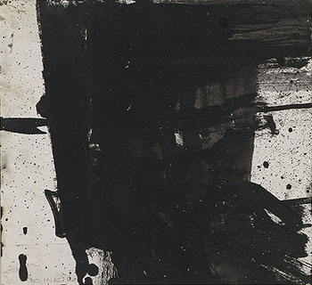 Untitled Study for Mahoning II 1960 - Franz Kline reproduction oil painting