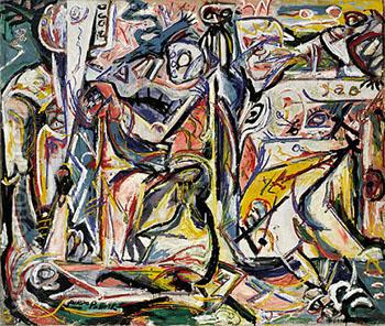 Circumcision January 1946 - Jackson Pollock reproduction oil painting
