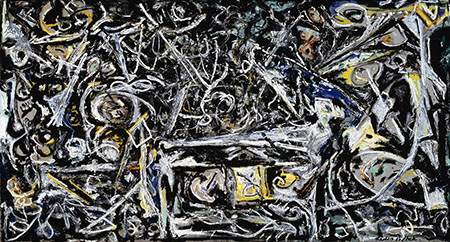 Night Mist c1944 - Jackson Pollock reproduction oil painting