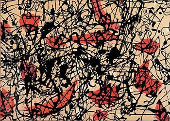 No 7 1950 - Jackson Pollock reproduction oil painting