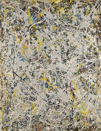 Number 9 1949 - Jackson Pollock reproduction oil painting
