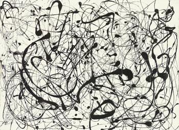 Number 14 Gray - Jackson Pollock reproduction oil painting