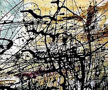 Number 15 - Jackson Pollock reproduction oil painting
