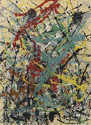 Number 16 1949 - Jackson Pollock reproduction oil painting