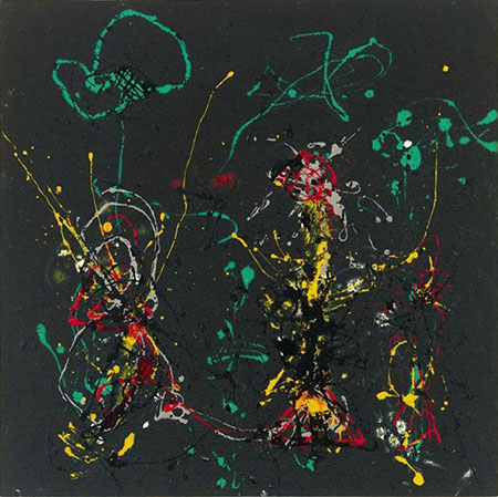 Number 17 1950 - Jackson Pollock reproduction oil painting