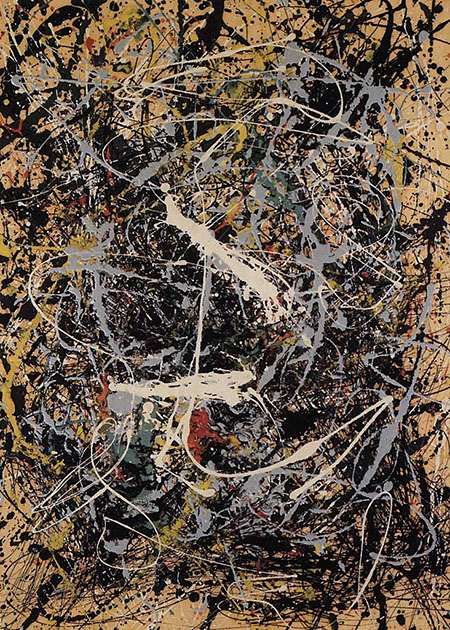 Number 19 1949 - Jackson Pollock reproduction oil painting