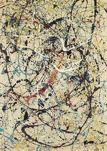 Number 20 - Jackson Pollock reproduction oil painting