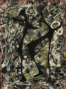 Rhythmical Dance 1948 - Jackson Pollock reproduction oil painting