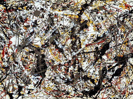 Untitled B - Jackson Pollock reproduction oil painting