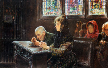 El Rosario 1902 - Jose Gallegos y Arnosa reproduction oil painting