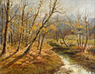 Autumn Landscape - Konstantin Yakovlevich Kryzhitsky reproduction oil painting