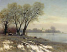 Early Spring - Konstantin Yakovlevich Kryzhitsky reproduction oil painting