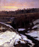 Early Spring 1905 - Konstantin Yakovlevich Kryzhitsky reproduction oil painting