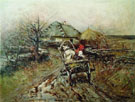 From the Fair - Konstantin Yakovlevich Kryzhitsky reproduction oil painting
