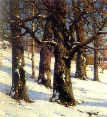 Oaks 1884 - Konstantin Yakovlevich Kryzhitsky reproduction oil painting