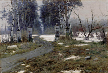 The Landscape 1895 - Konstantin Yakovlevich Kryzhitsky reproduction oil painting