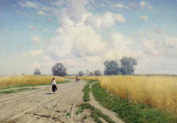 The Road 1899 - Konstantin Yakovlevich Kryzhitsky reproduction oil painting