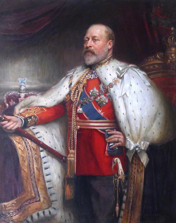 Edward VII - Lance Calkin reproduction oil painting