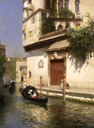 Palazzo Contarni Venice - Rubens Santoro reproduction oil painting