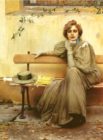 Sogni - Vittorio Matteo Corcos reproduction oil painting