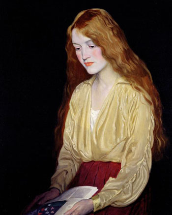 Cynthia 1917 - William Strang reproduction oil painting