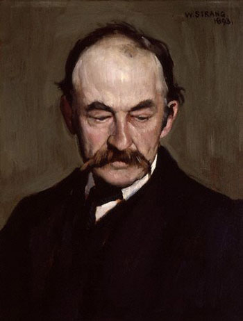 Thomas Hardy 1893 - William Strang reproduction oil painting