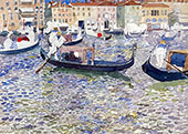 Grand Canal Venice c1898 - Maurice Prendergast reproduction oil painting