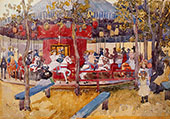 Merry Go Round Nahant 1900 - Maurice Prendergast