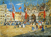 St Marks Venice 1898 - Maurice Prendergast