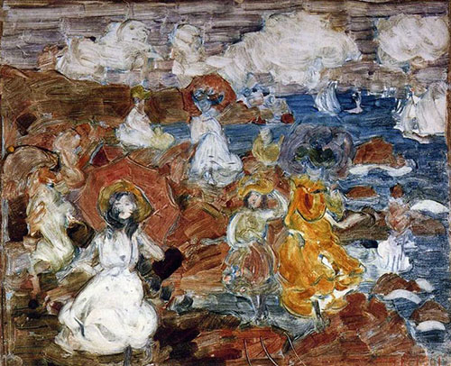 Summer Day c1900 - Maurice Prendergast reproduction oil painting