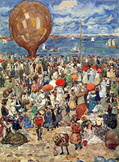 The Balloon 1898 - Maurice Prendergast reproduction oil painting