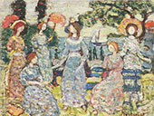 The Grove c1918 - Maurice Prendergast