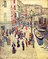 Venice c1898 - Maurice Prendergast reproduction oil painting