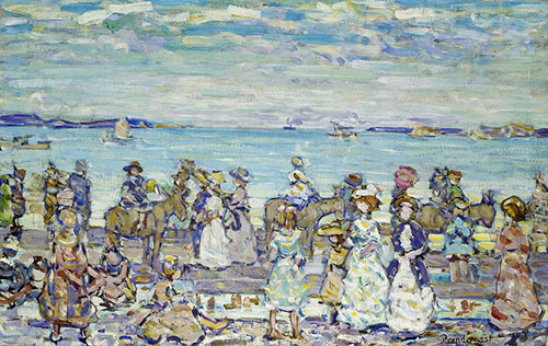 Opal Sea c1903 - Maurice Prendergast reproduction oil painting