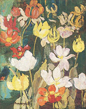 Spring Flowers 1904 - Maurice Prendergast reproduction oil painting
