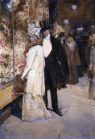 A New Years Nocturne New York - Childe Hassam