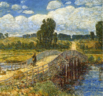 Bridge at Old Lyme - Childe Hassam reproduction oil painting