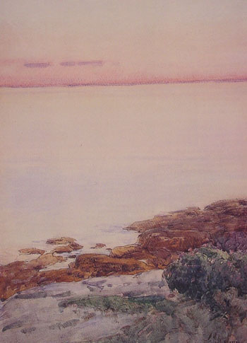 Isles of Shoals A - Childe Hassam reproduction oil painting