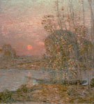 Late Afternoon Sunset 1903 - Childe Hassam reproduction oil painting