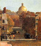 Mount Vernon Street Boston 1890 - Childe Hassam