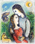 Les Adolescents 1975 - Marc Chagall reproduction oil painting